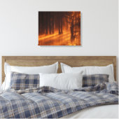 Cipresbomen | George Smith State Park Canvas Afdruk (Insitu (Slaapkamer))