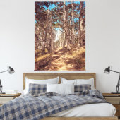 cipresbos canvas afdruk (Insitu (Slaapkamer))