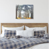 cipresstunnel canvas afdruk (Insitu (Slaapkamer))