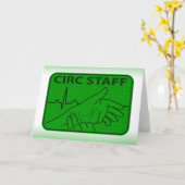 Circ Staff Kaart (Gele Bloem)