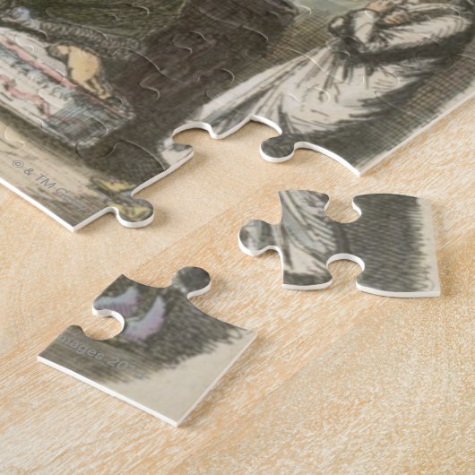 Circa 1900: De kerstpresentator Legpuzzel (Zijkant)