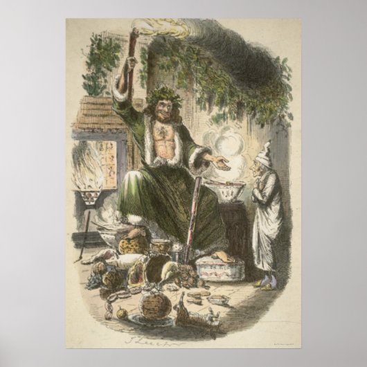 Circa 1900: De kerstpresentator Poster (Voorkant)