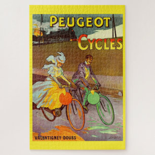 circa 1900 rijwielen en fietsen voor peugeot legpuzzel