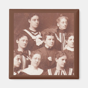 circa 1905 vrouwenkoor magneet