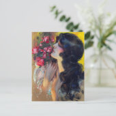 circa 1910 droom van rozen briefkaart (Staand voorkant)