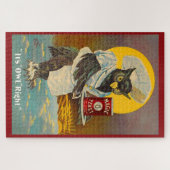 circa 1912 Magic Yeast owl en print Legpuzzel (Horizontaal)