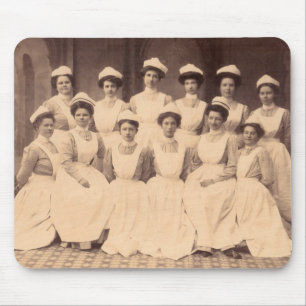 circa 1914 afgestudeerden in de verpleegkunde muismat