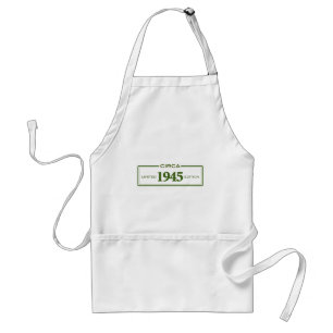 circa 1945 standaard schort