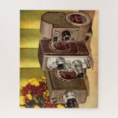 circa 1950 filmcamera's voor thuisgebruik legpuzzel (Verticaal)