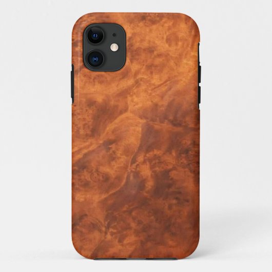 Circassian Walnut Burl iPhone 11 hoesje (Achterkant)