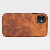 Circassian Walnut Burl iPhone 11 hoesje (Achterkant (horizontaal))