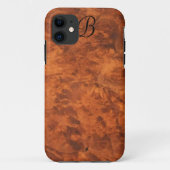 Circassian Walnut Burl iPhone 5 Coque *monogramme* (Dos)