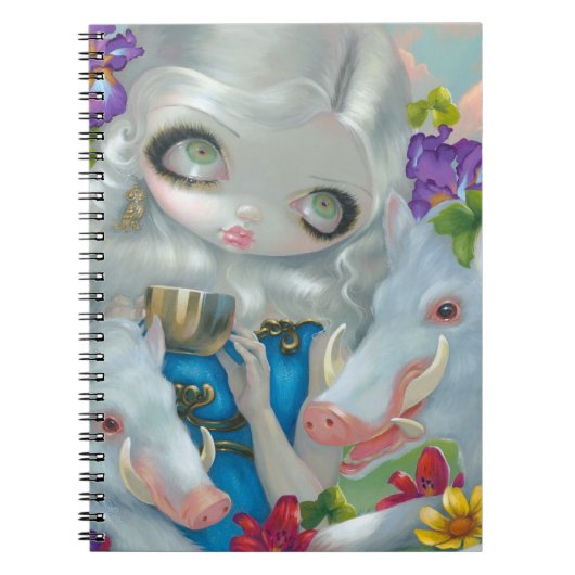 "Circe and the Swine"-laptop Notitieboek (Voorkant)