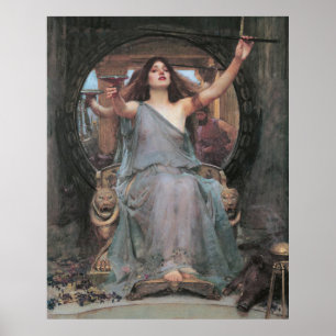 Circe die de beker aan Ulysses aanbiedt Poster