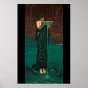 Circe Invidiosa (1892) door John William Waterhou Poster