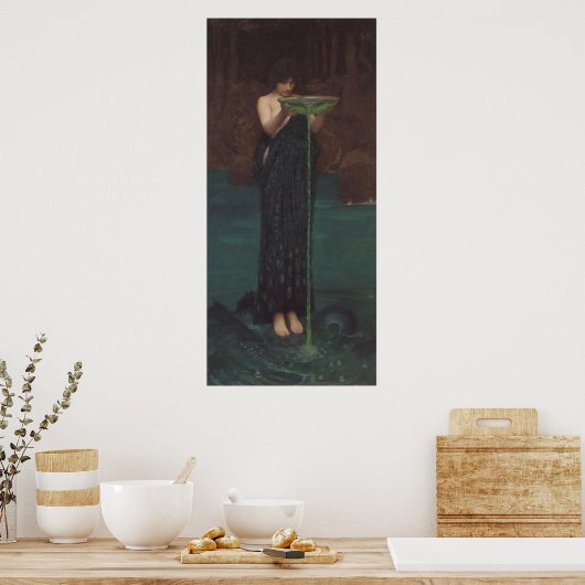 Circe Invidiosa Canvas Afdrukken Poster (Keuken)