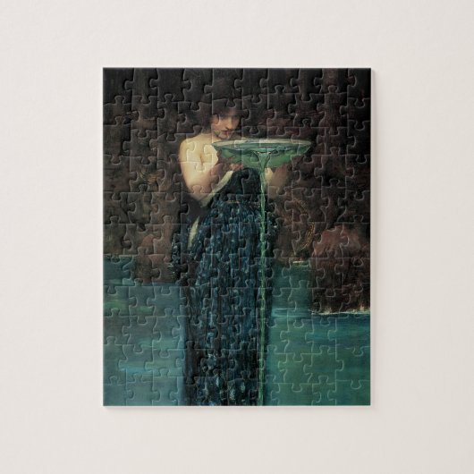 Circe Invidiosa door John William Waterhouse Legpuzzel (Verticaal)