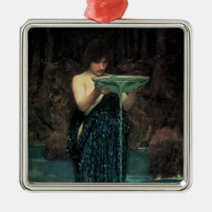 Circe Invidiosa door John William Waterhouse Metalen Ornament