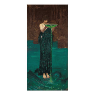Circe Invidiosa, waterhuis Foto Afdruk