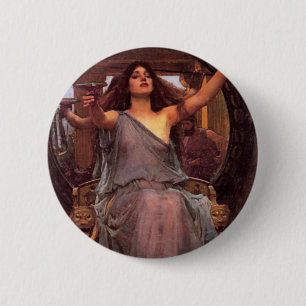 "Circe Offer de Cup aan Odysseus" Ronde Button 5,7 Cm