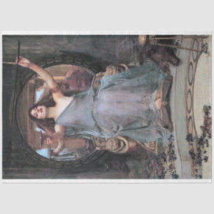 Circe Offer de Cup aan Odysseus, waterhuis Tissuepapier