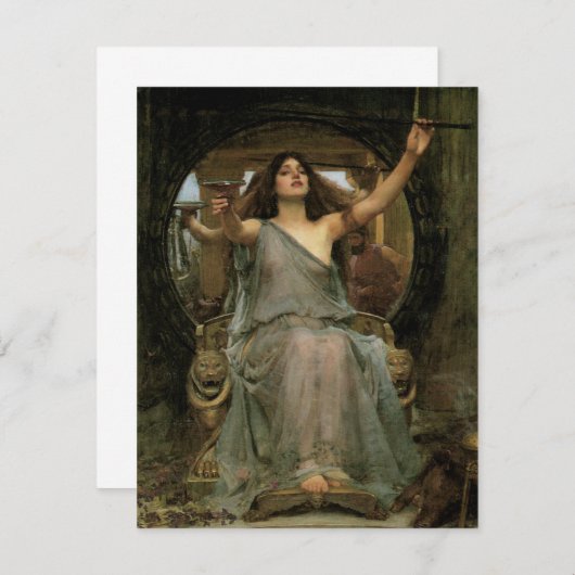 Circe Offering the Cup to Ulysses by JW Waterhouse (Voorkant / Achterkant)