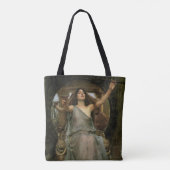 Circe Offering the Cup to Ulysses by JW Waterhouse Draagtas (Achterkant)