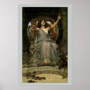 Circe Offering the Cup to Ulysses by JW Waterhouse Poster
