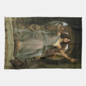 Circe Offering the Cup to Ulysses by JW Waterhouse Theedoek (Horizontaal)