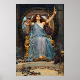 Circe Offering the Cup to Ulysses by Waterhouse Poster