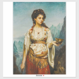 Circe van Jean Jules Bardin (1875) Sticker