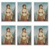 Circe van Jean Jules Bardin (1875) Sticker (Voorkant)