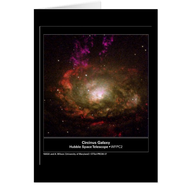 Circinus Galaxy Hubble Telescope (Voorkant)