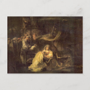 Circision of Christus door Rembrandt Briefkaart