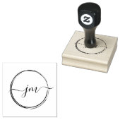 Circle-Art, Monogram, Handschrift stempel (Gestempeld)