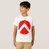 Circle Chevron Arrow T-shirt (Voorkant volledig)