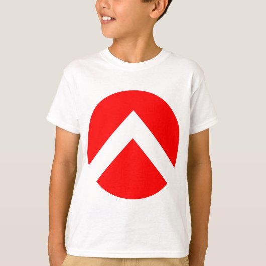 Circle Chevron Arrow T-shirt (Voorkant)