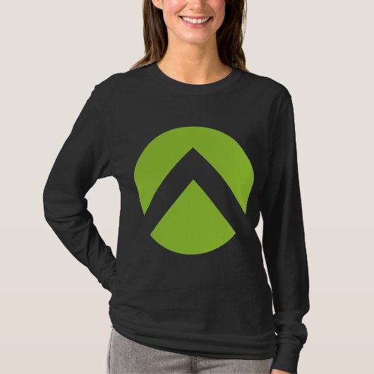 Circle Chevron Arrow T-shirt (Voorkant)