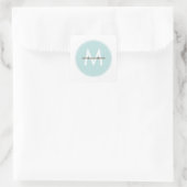 Circle Chic Gift Label Stickers of labels (Tas)