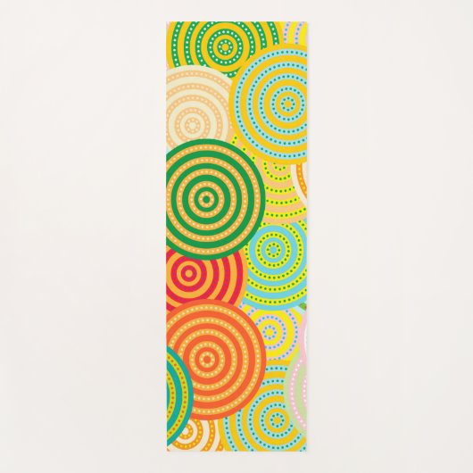 Circle-Circles Yoga Mat (Voorkant)