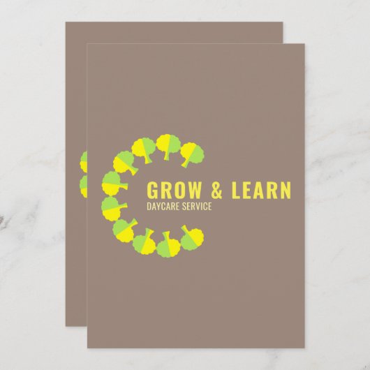 Circle Design Circle Logo Circular Logo Art Kaart (Voorkant / Achterkant)