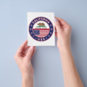 circle design, flyer (Hand)