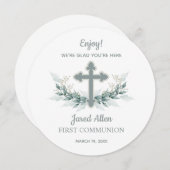 CIRCLE Dinner Bord Dank u wel! Kaart (Voorkant / Achterkant)