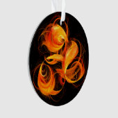 Circle en arc-de-feu en acrylique Art Abstrait (devant)