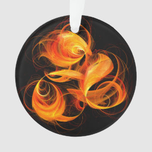 Circle en arc-de-feu en acrylique Art Abstrait