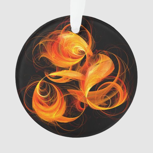 Circle en arc-de-feu en acrylique Art Abstrait (devant)