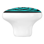 Circle Games: Joyful Blue Keramische Knop (Zijkant)