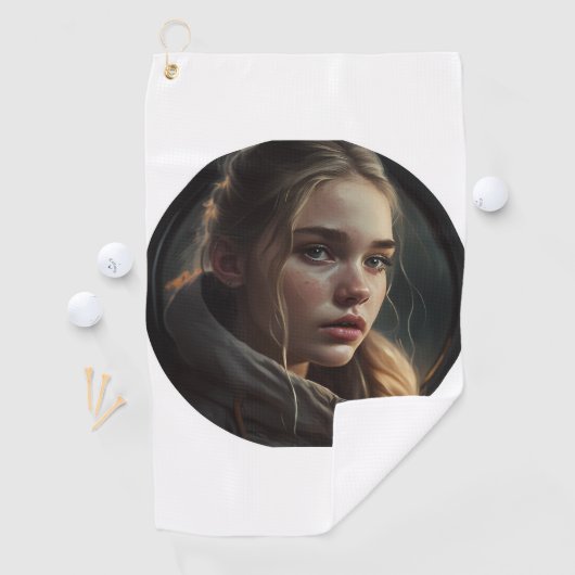 Circle girl golfhanddoek (Insitu)