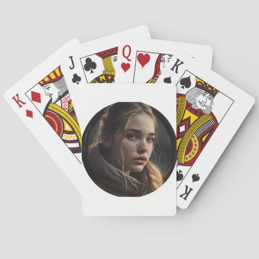 Circle girl pokerkaarten (Achterkant)