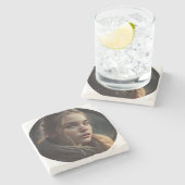 Circle girl stenen onderzetter (Zijkant)